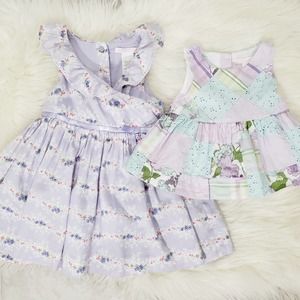 Janie And Jack Floral Dress & Top 6 to 12 Months
